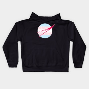 Pastel Nasa Logo - Trans Kids Hoodie